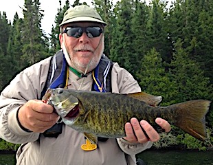 BIG Smallmouth Bass are Common at Fireside Lodge by Paul